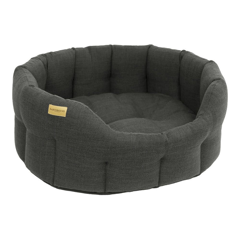 Classic Weaved Bed, Charcoal Pet Care By Post