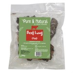 Pure & Natural Beef Lung Flat Dog Treats, 200g