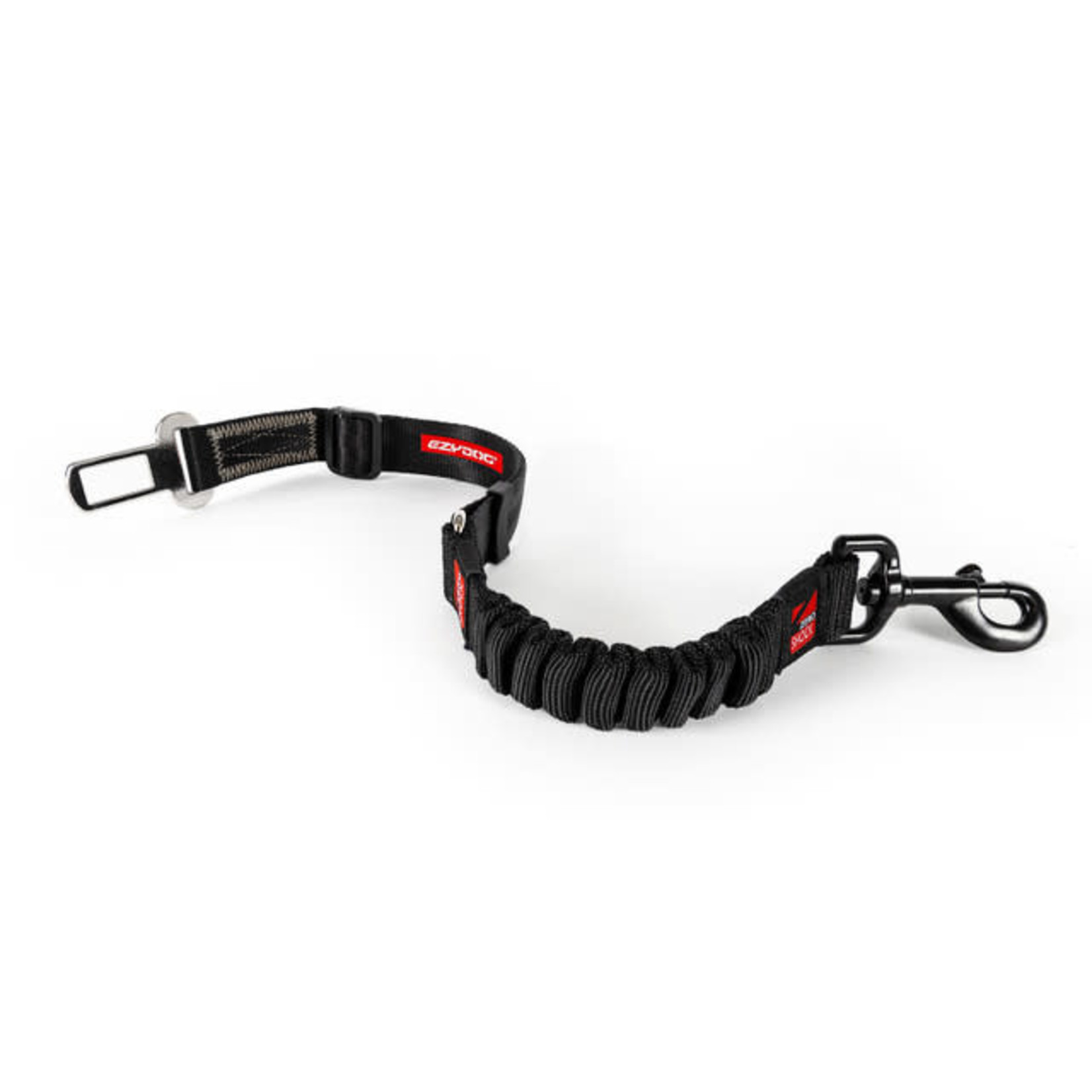 EzyDog Click Zero Shock Dog Seat Belt Car Restraint, Black