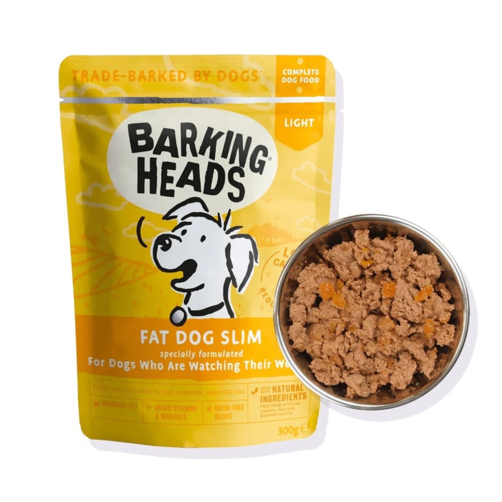 Barking Heads Fat Dog Slim Adult Light Wet Dog Food, 10 x 300g