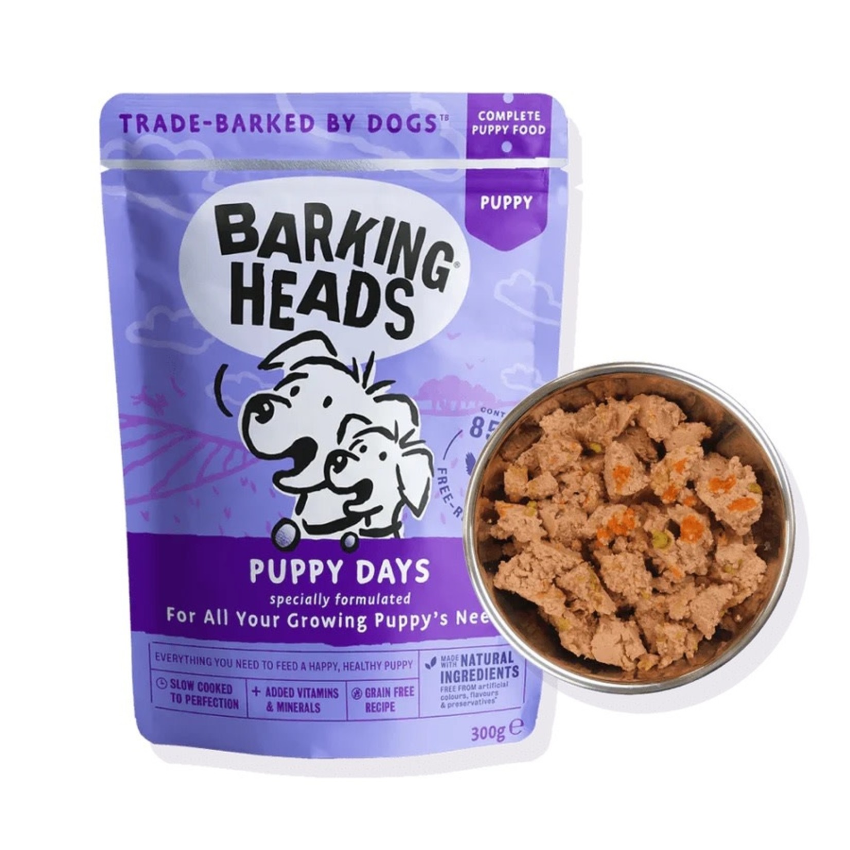 Barking Heads Puppy Days Wet Dog Food, 10 x 300g