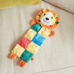 Zöon MiniPlay Leo Lion Dog Toy, for Puppies & Small Dogs