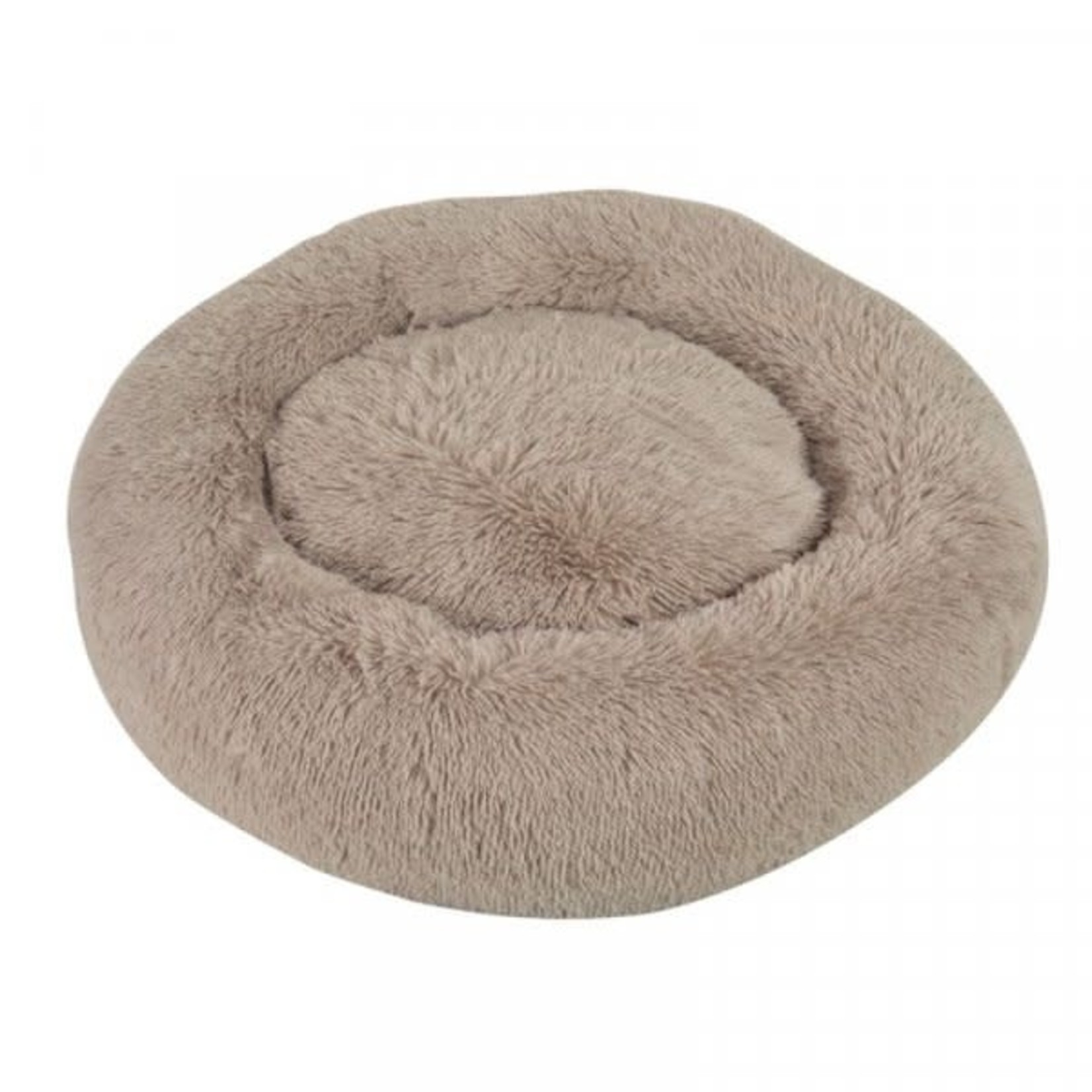 Zöon Posh Pooches Calming Shaggy Faux FurBed Pet Bed, Silver