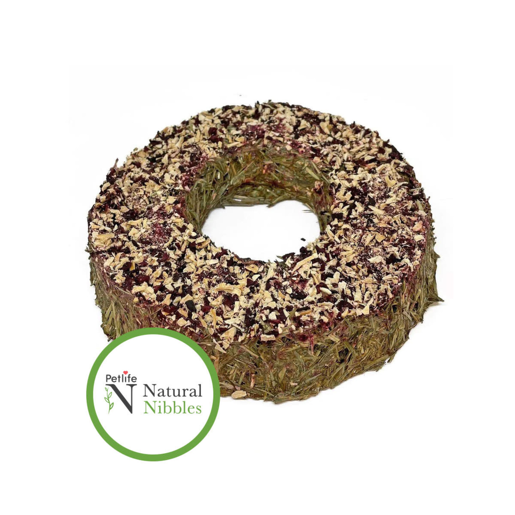 Petlife Natural Nibbles Veggie Forage Ring Small Animal Treat