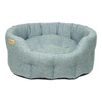 Earthbound Classic Marlow Oval Dog Bed, Turquoise