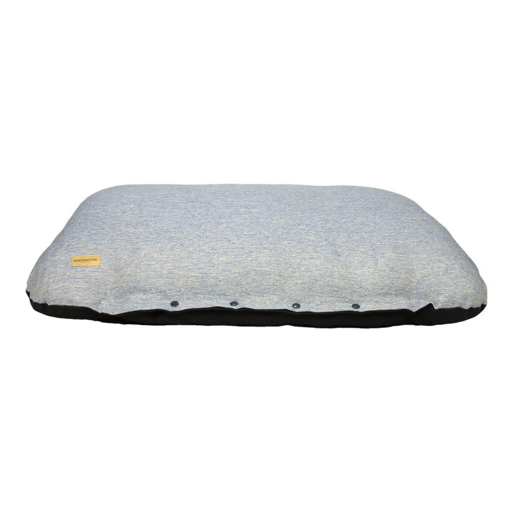 Earthbound Classic Marlow Flat Dog Cushion, Ice Blue