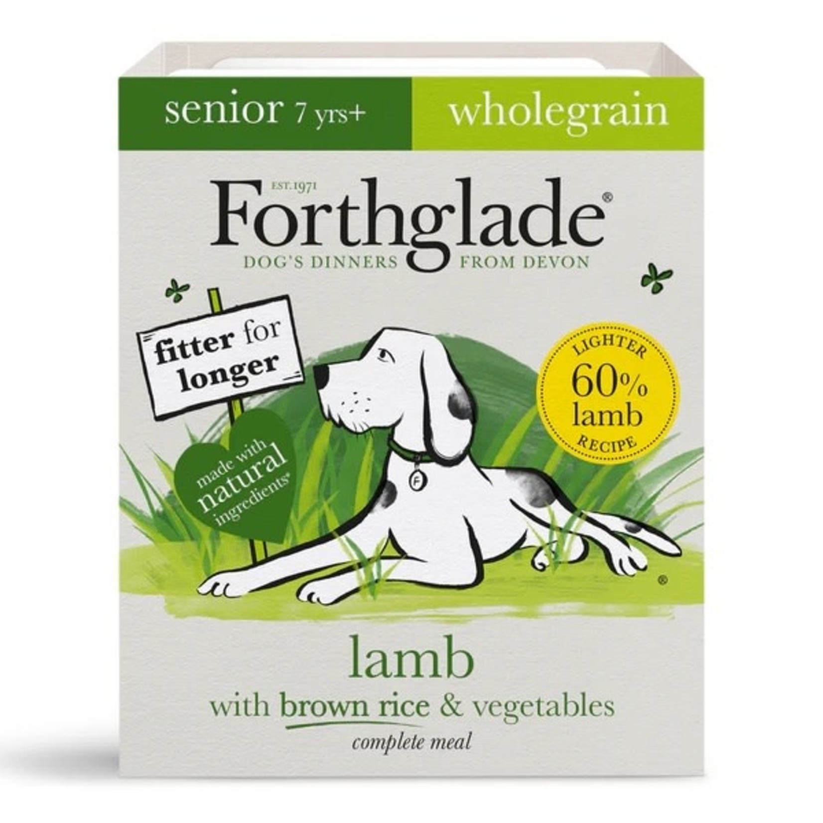 Forthglade Complete Senior Variety Pack with Lamb, or Turkey with Vegetables Wet Dog Food, 12 x 395g