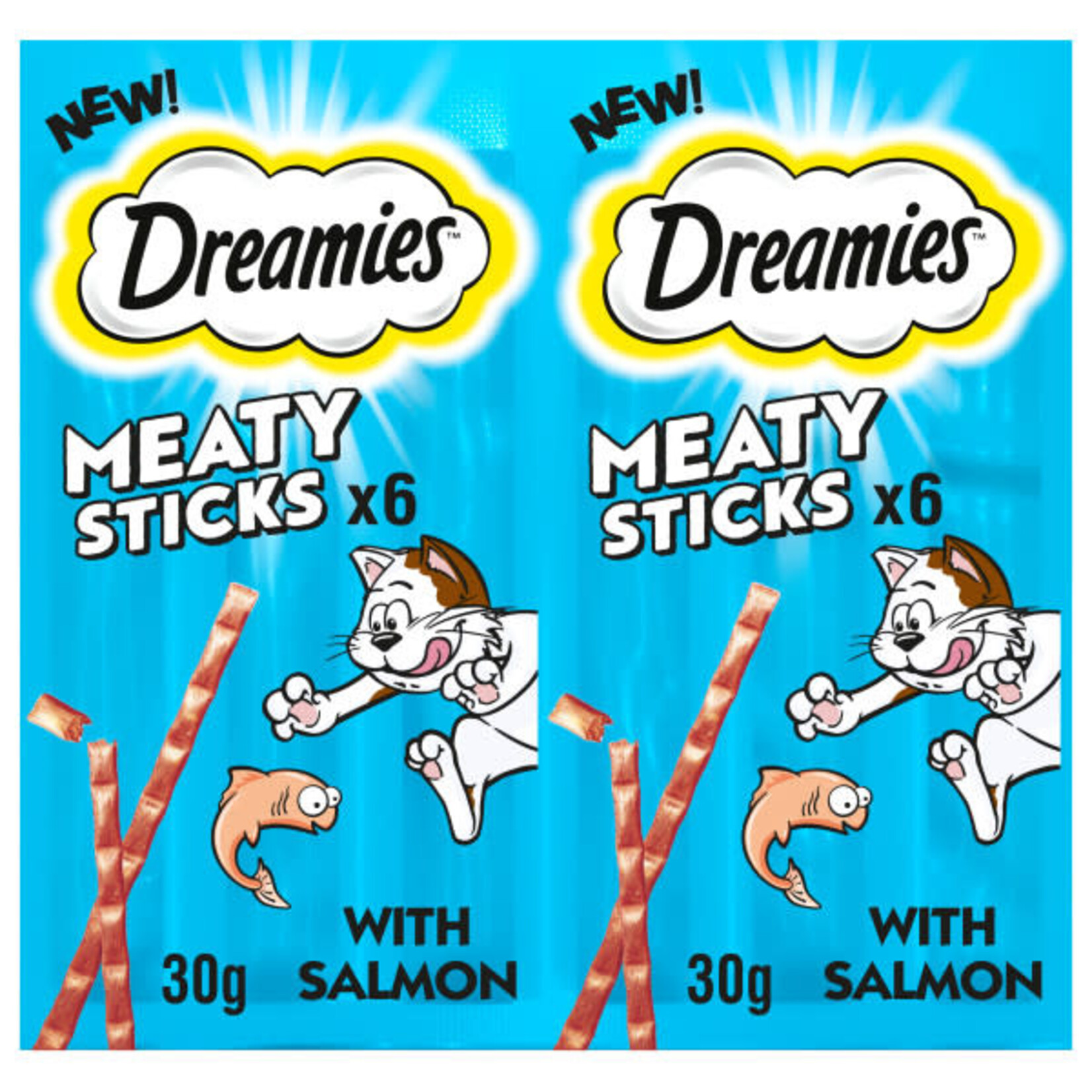 Dreamies Meaty Sticks with Salmon, 6 Sticks 30g