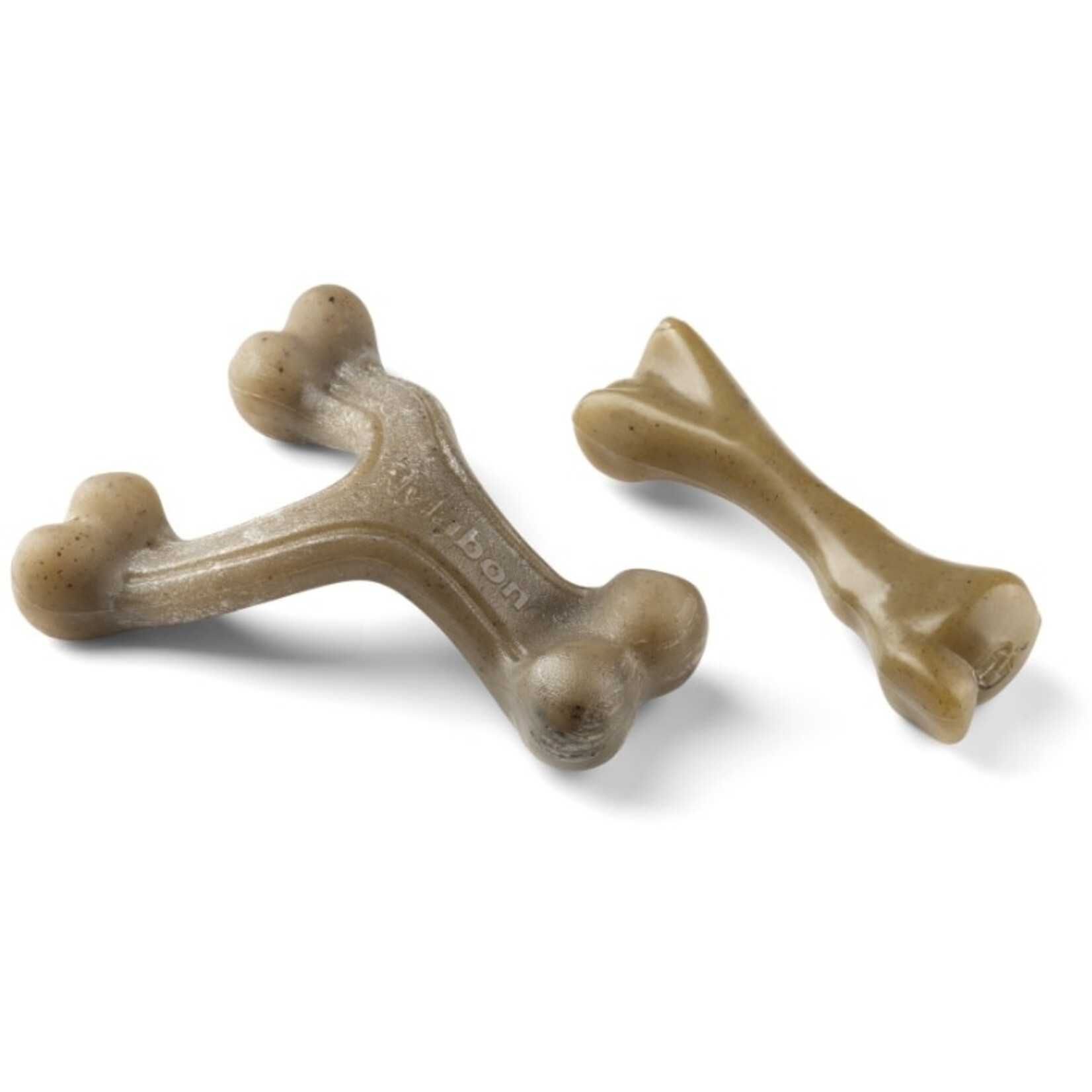 Nylabone Puppy Gourmet Femur & Wishbone Strong Chew Toy, Small, Twin Pack