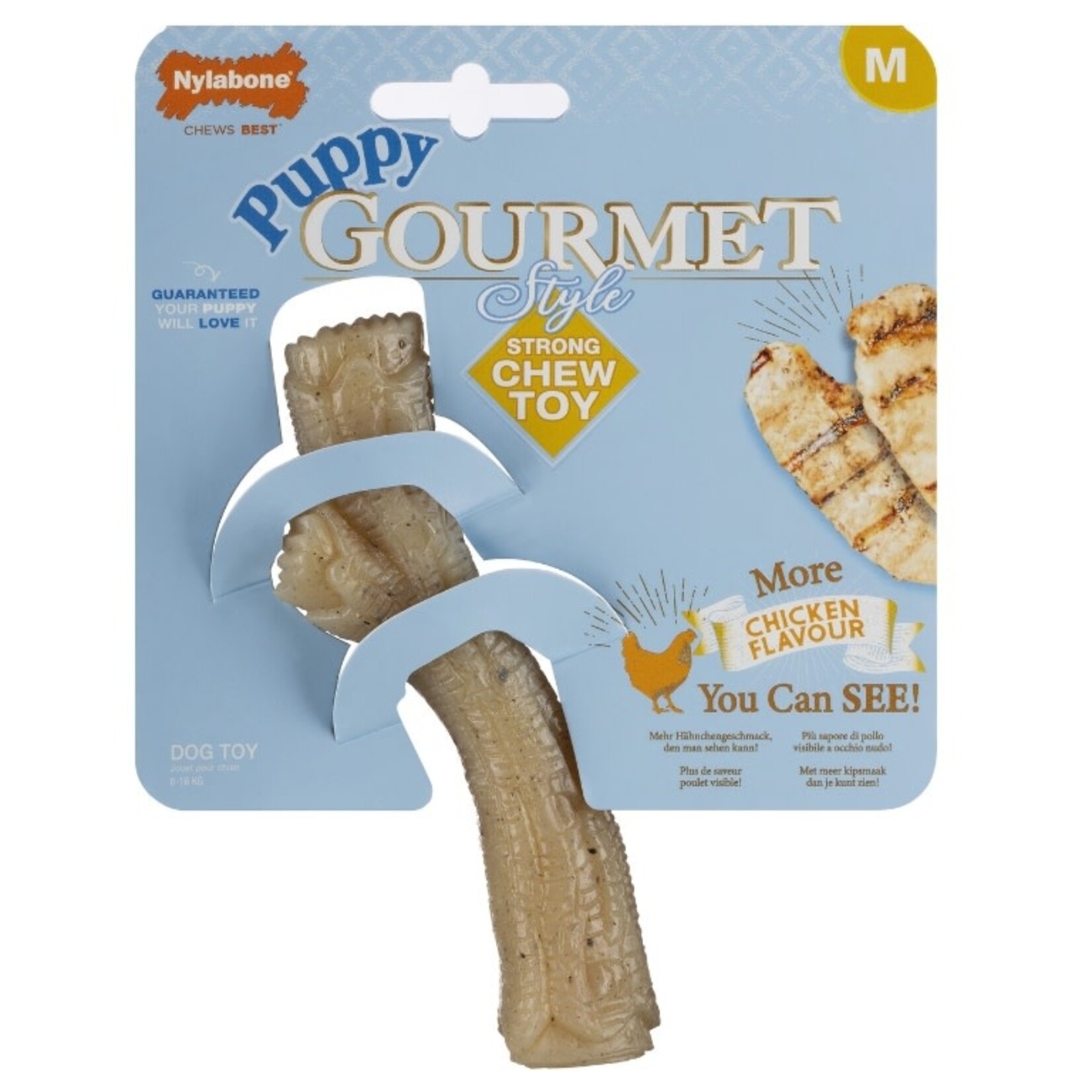Puppy Gourmet Stick Strong Chew Toy, Chicken, Medium