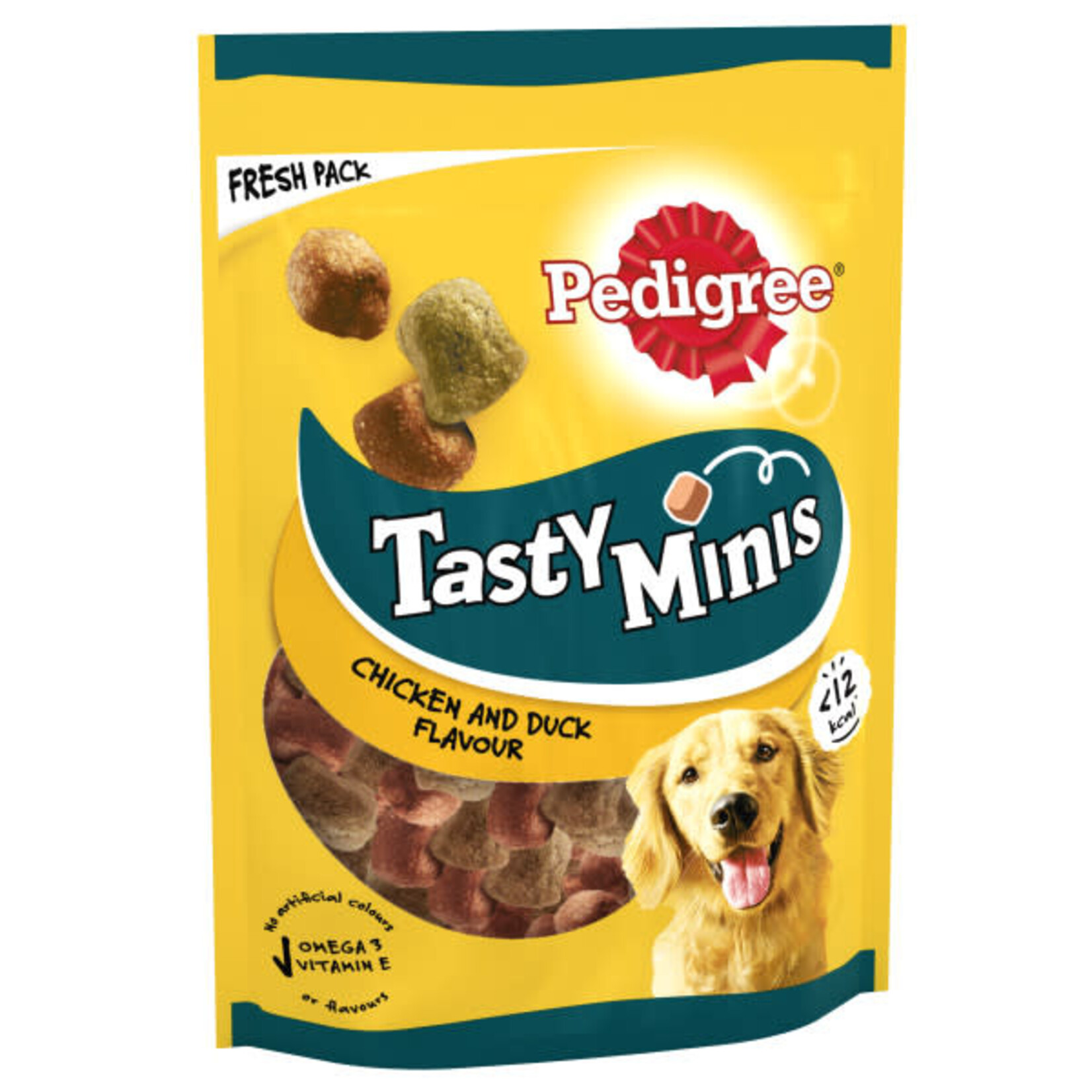 Pedigree Tasty Minis Bites Adult 1+ Dog Treats Chicken & Duck Flavour, 130g