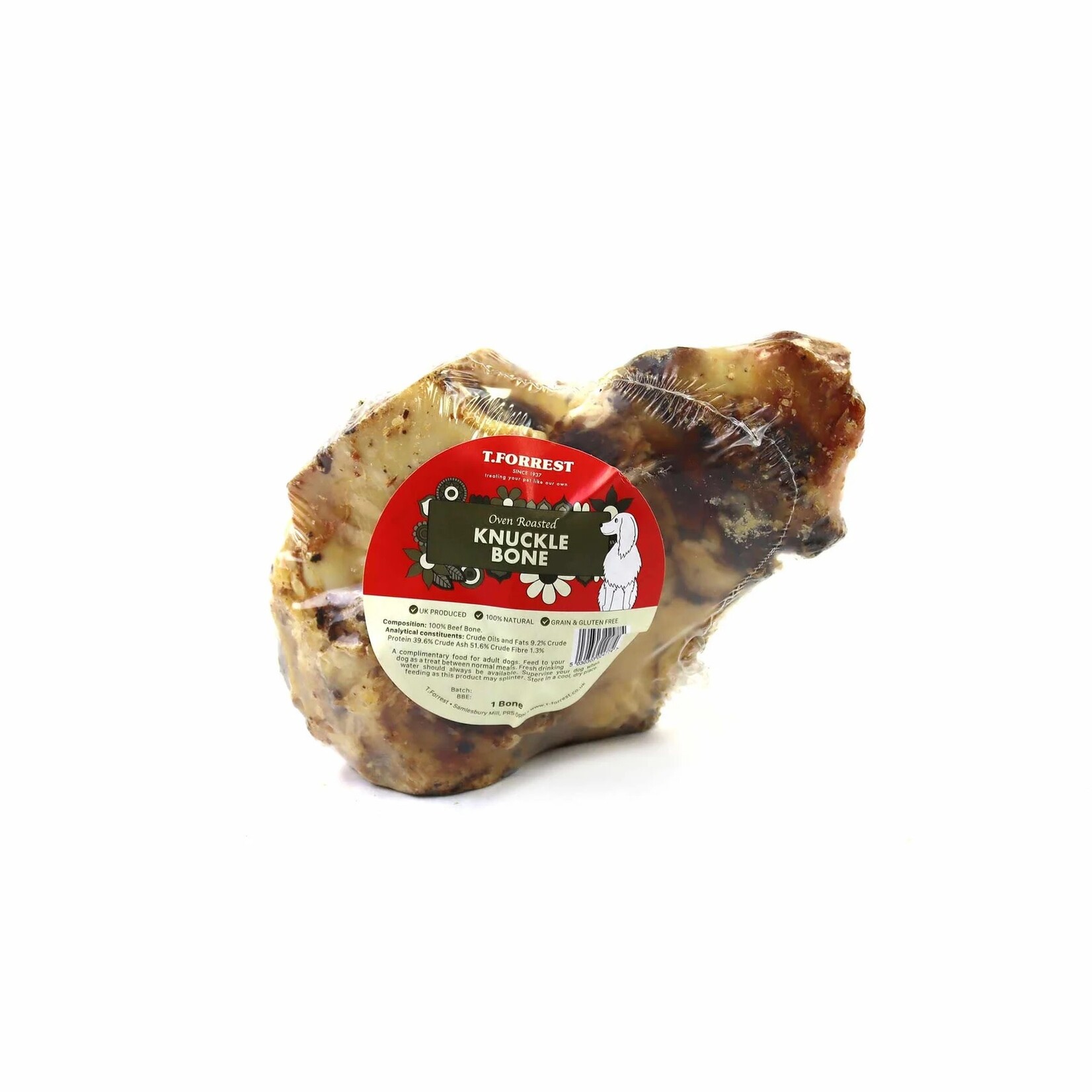 T.Forrest Roasted Knuckle Bone Dog Treat