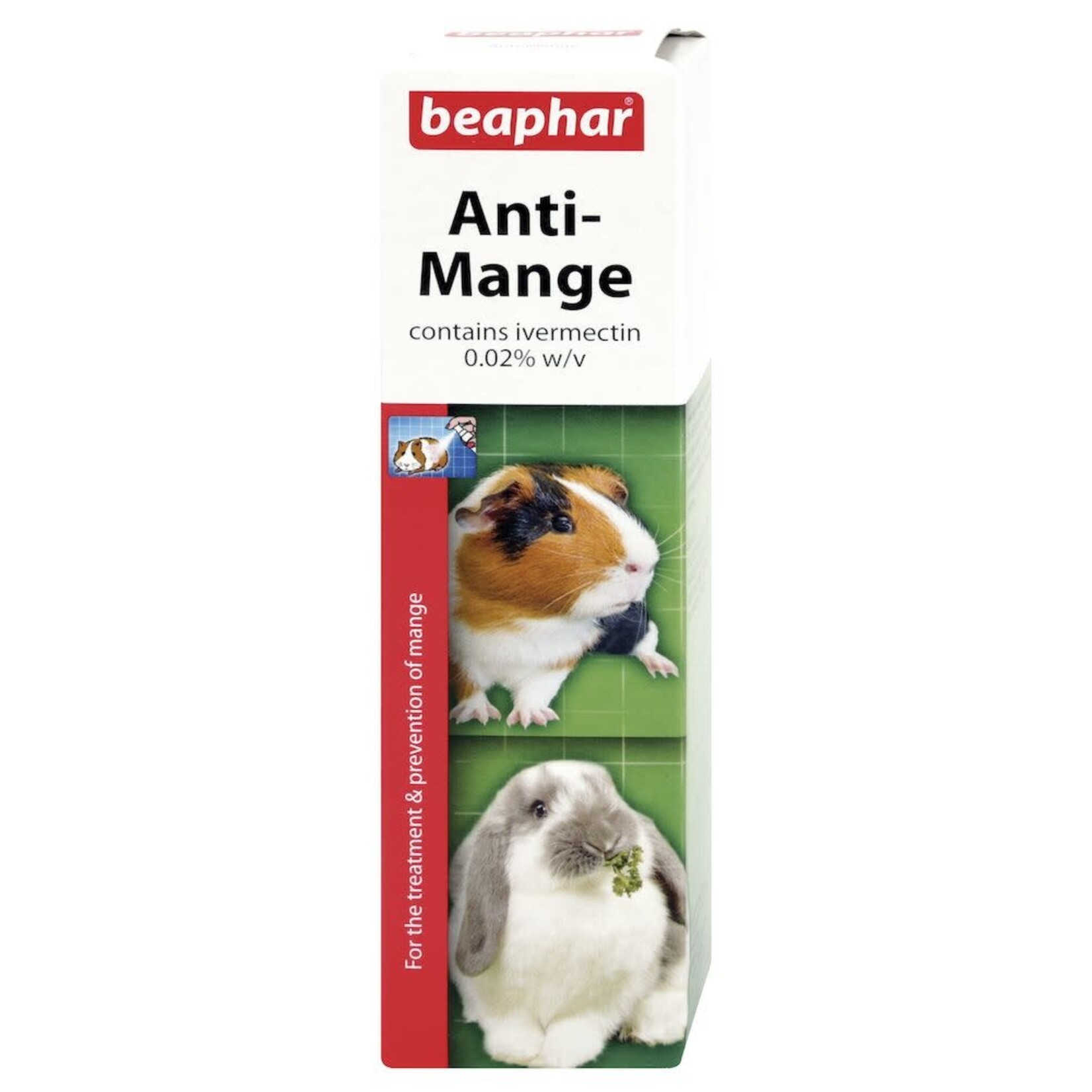 Beaphar Anti-Mange Spray for Rabbits & Guinea Pigs, 75ml
