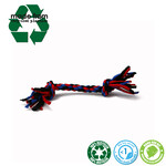 Ancol Recycled Eco-friendly Rope Mini 2 Knot Bone Dog Toy, 22cm