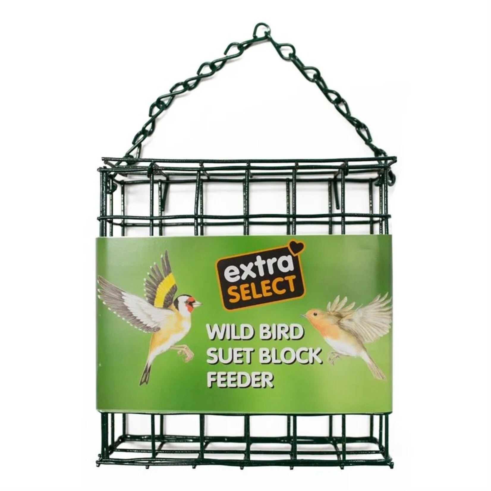 Extra Select Wild Bird Suet Block Feeder