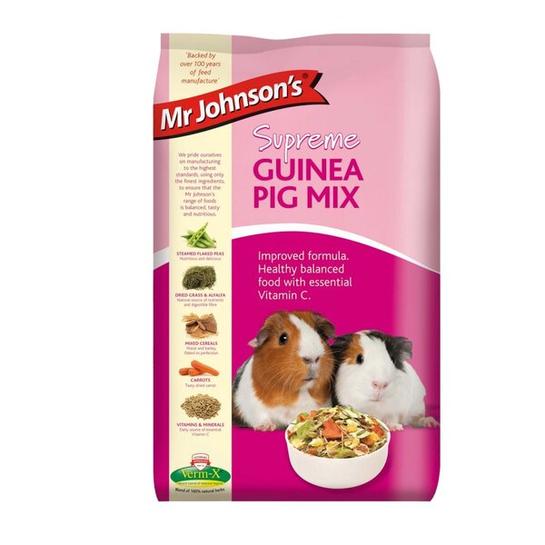 Image showcasing Guinea Pig Food - Pet Care By Post
