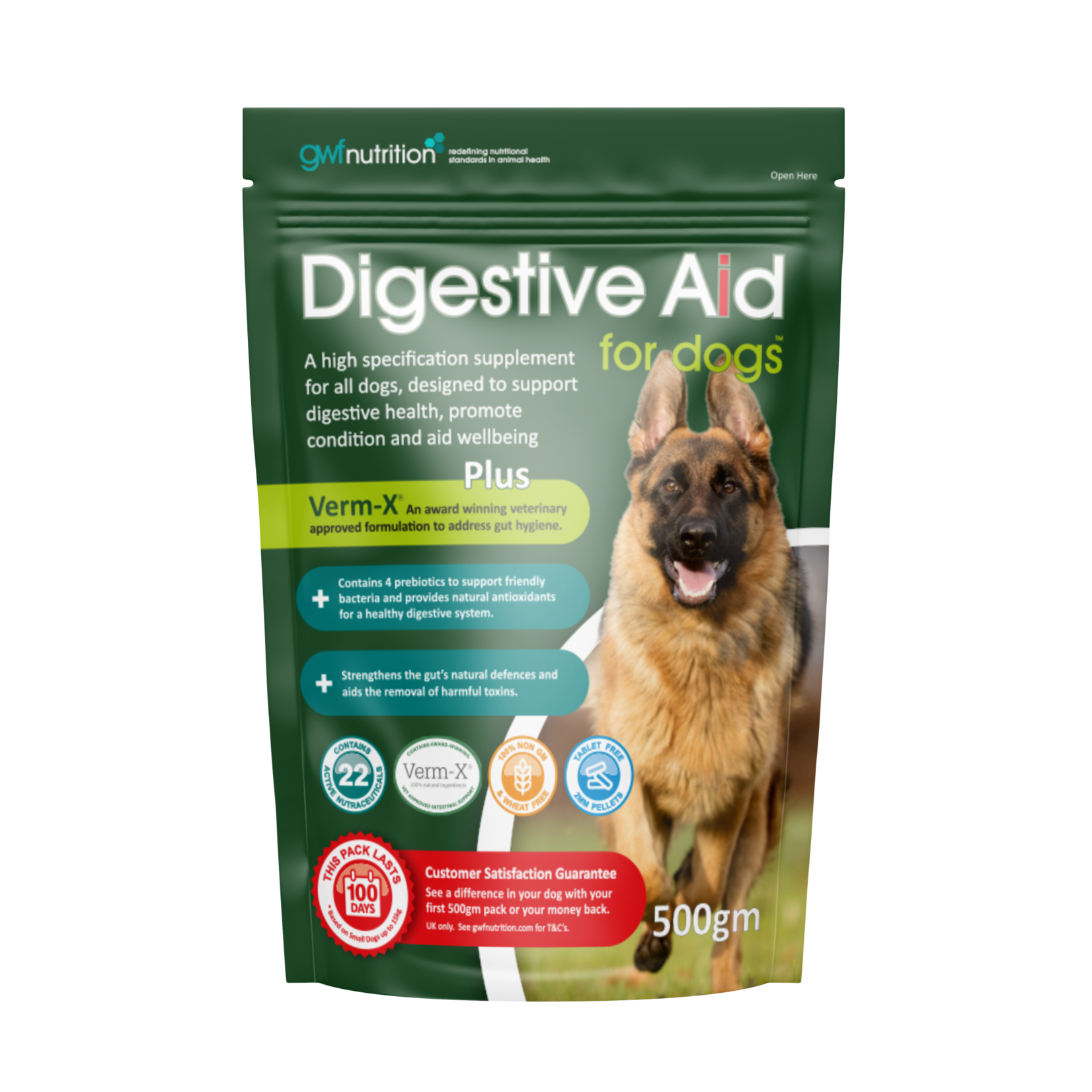 Gro-Well Feeds Digestive Aid for Dogs, 500g