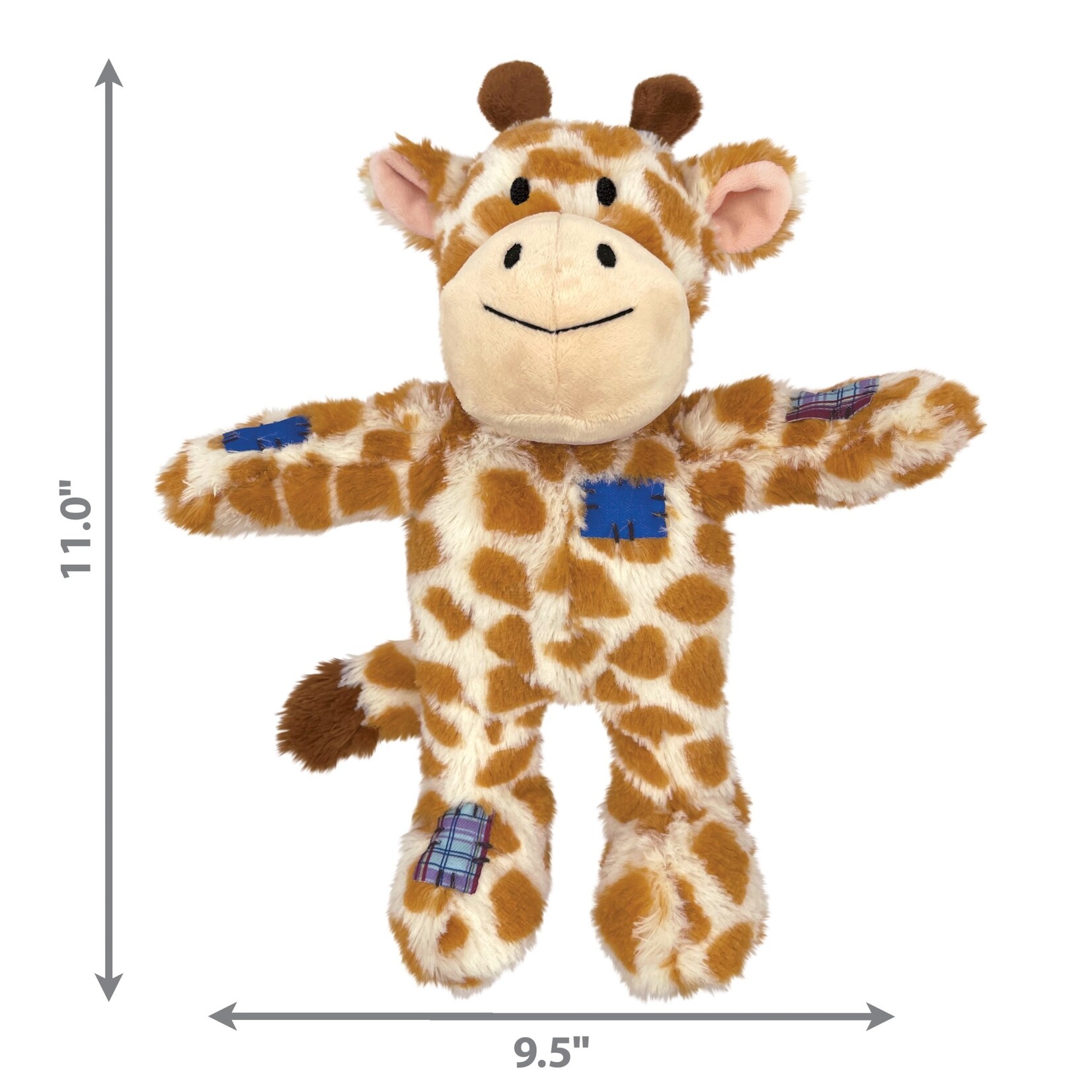 KONG Wild Knots Giraffe Squeaky Dog Toy