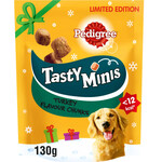 Pedigree Christmas Tasty Minis Turkey Flavour Chunks Dog Treats, 130g