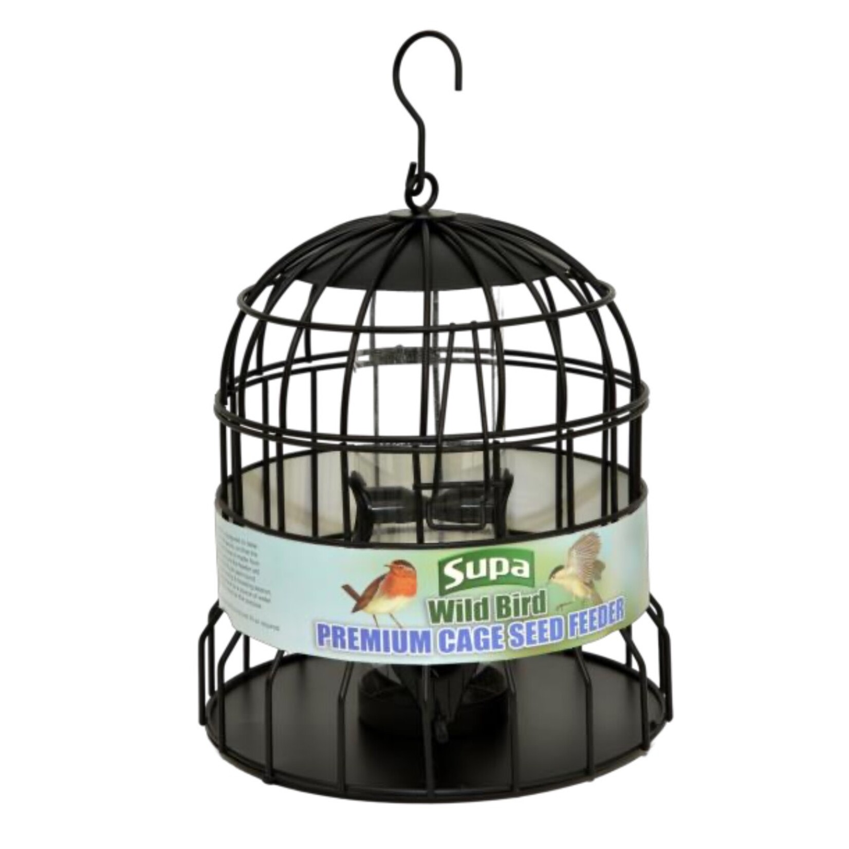 Supa Wild Bird Premium Cage Seed Feeder