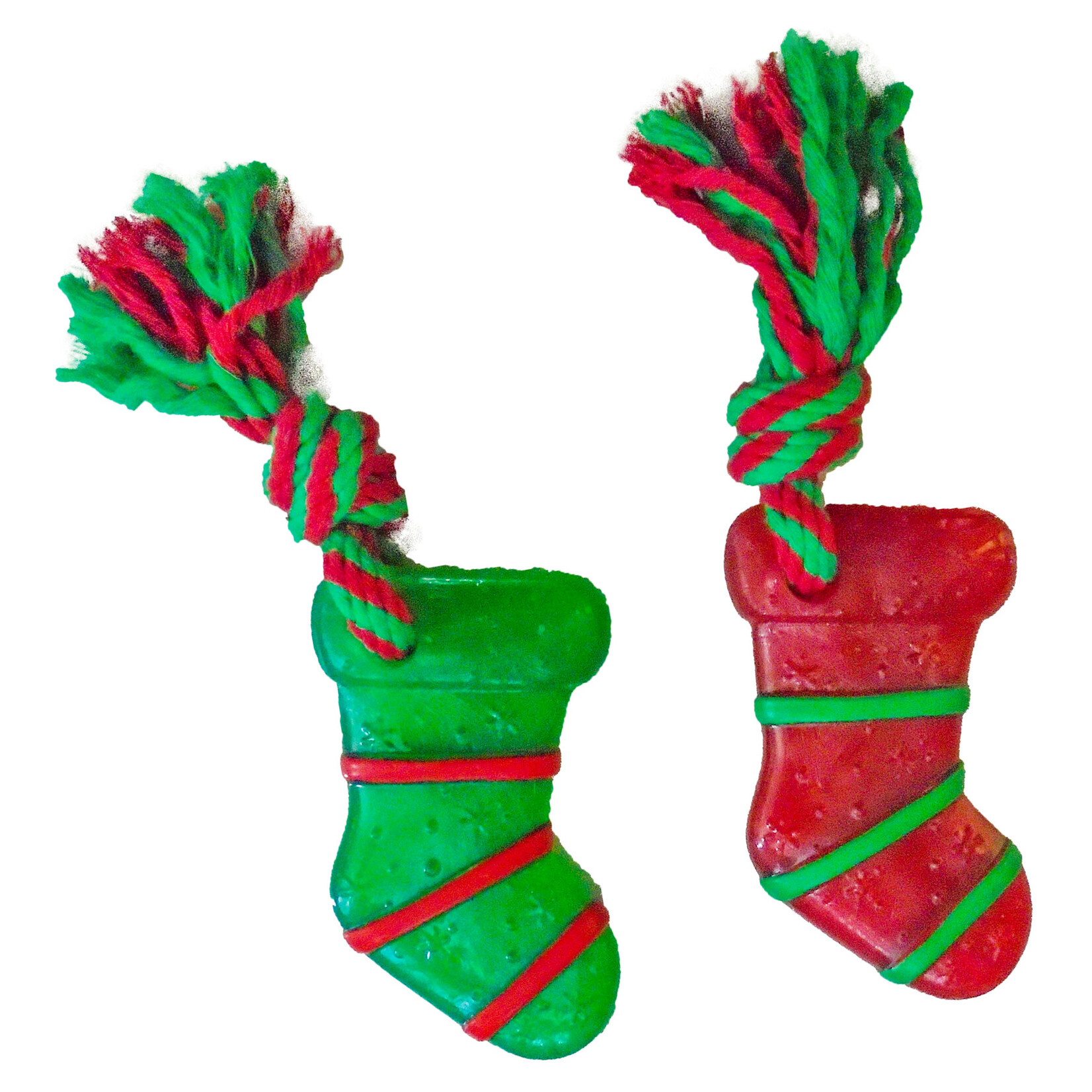 James & Steel TPR Christmas Puppy Mix Dog Toy