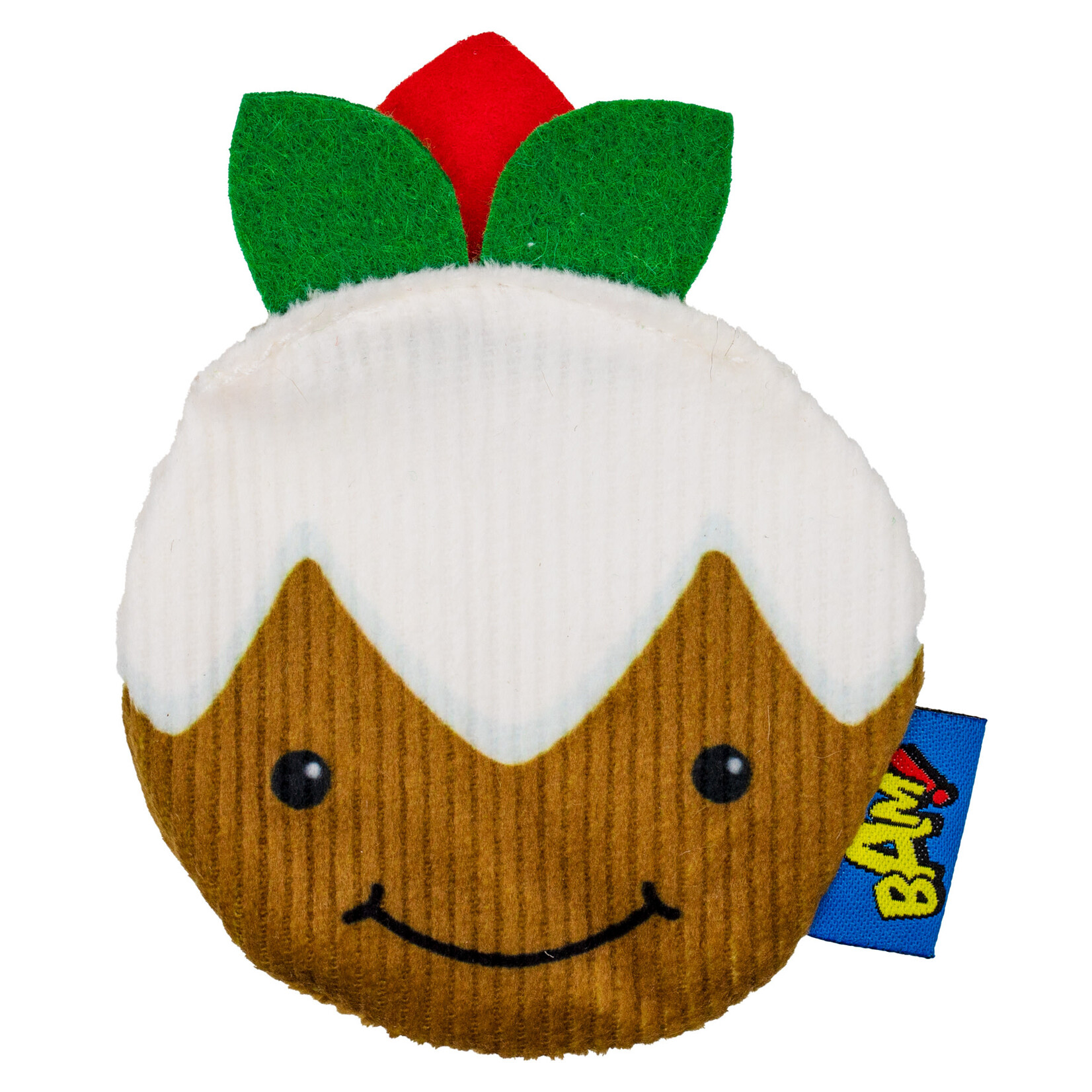 James & Steel BAM! Pudding Catnip Filled Christmas Cat Toy
