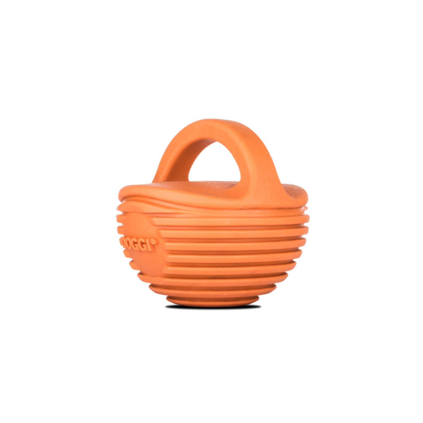 Doggi Ball Tough Bouncing Retrieval Orange Dog Toy