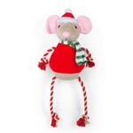 Zöon Xmouse Rope-Legs Rope Christmas Dog Toy