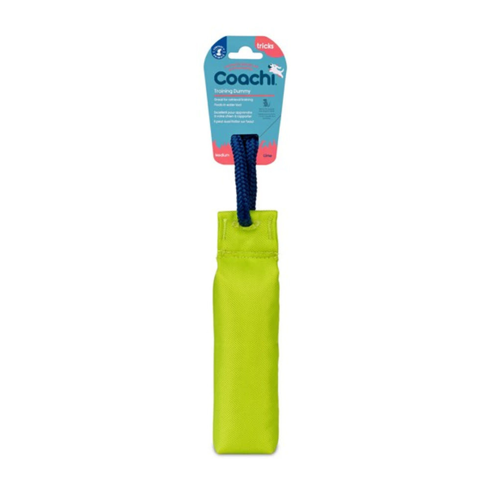 Company of Animals Coachi Dog Training Dummy in Lime, Medium