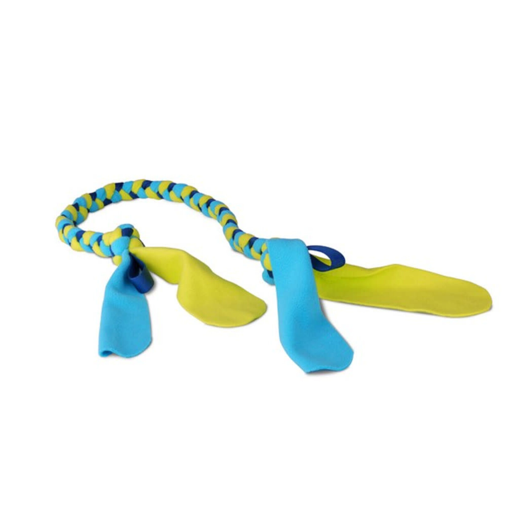 Company of Animals Coachi Tuggi Tug Dog Toy in Navy, Lime & Light Blue