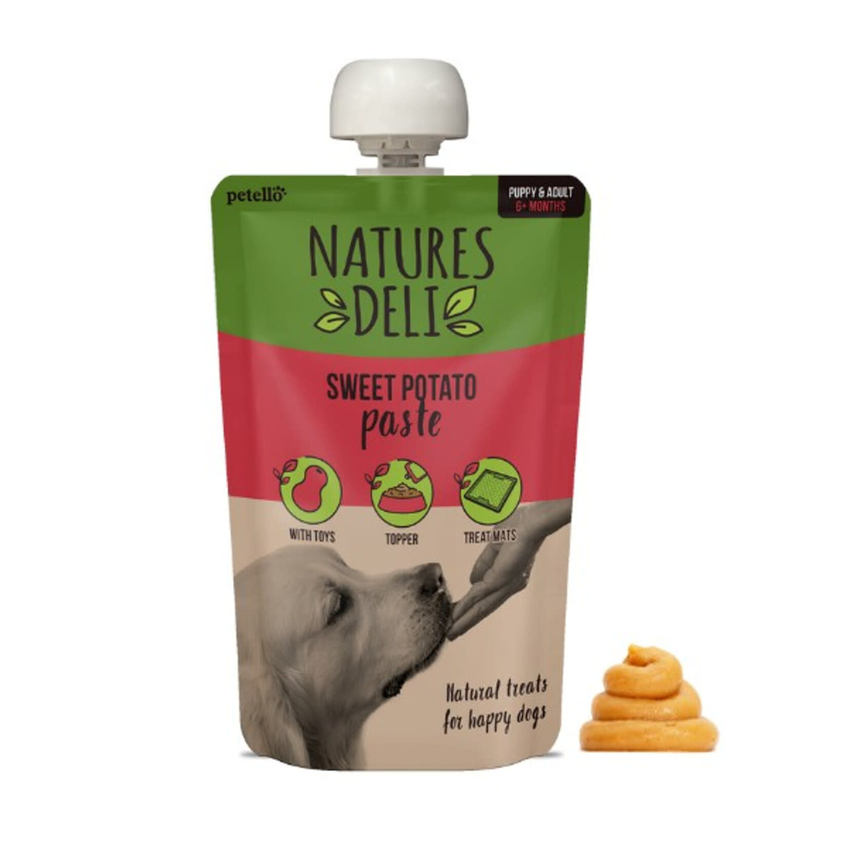 petello Natures Deli Gluten Free Paste Dog Treat, 100g