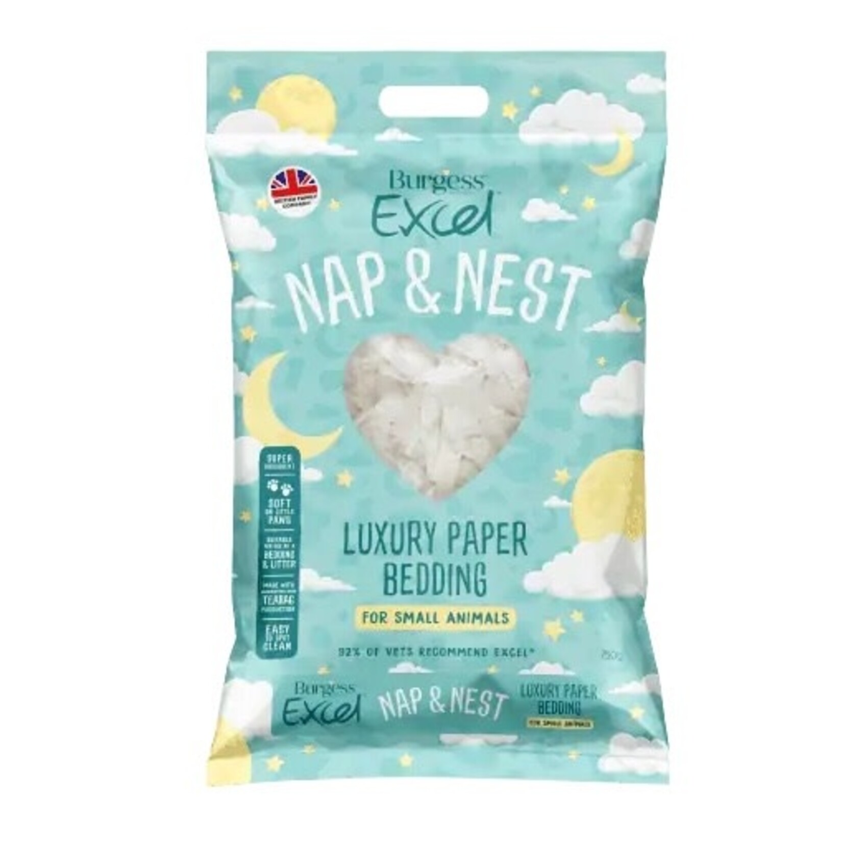 Burgess Excel Nap & Nest Luxury Small Animal Paper Bedding, 750g