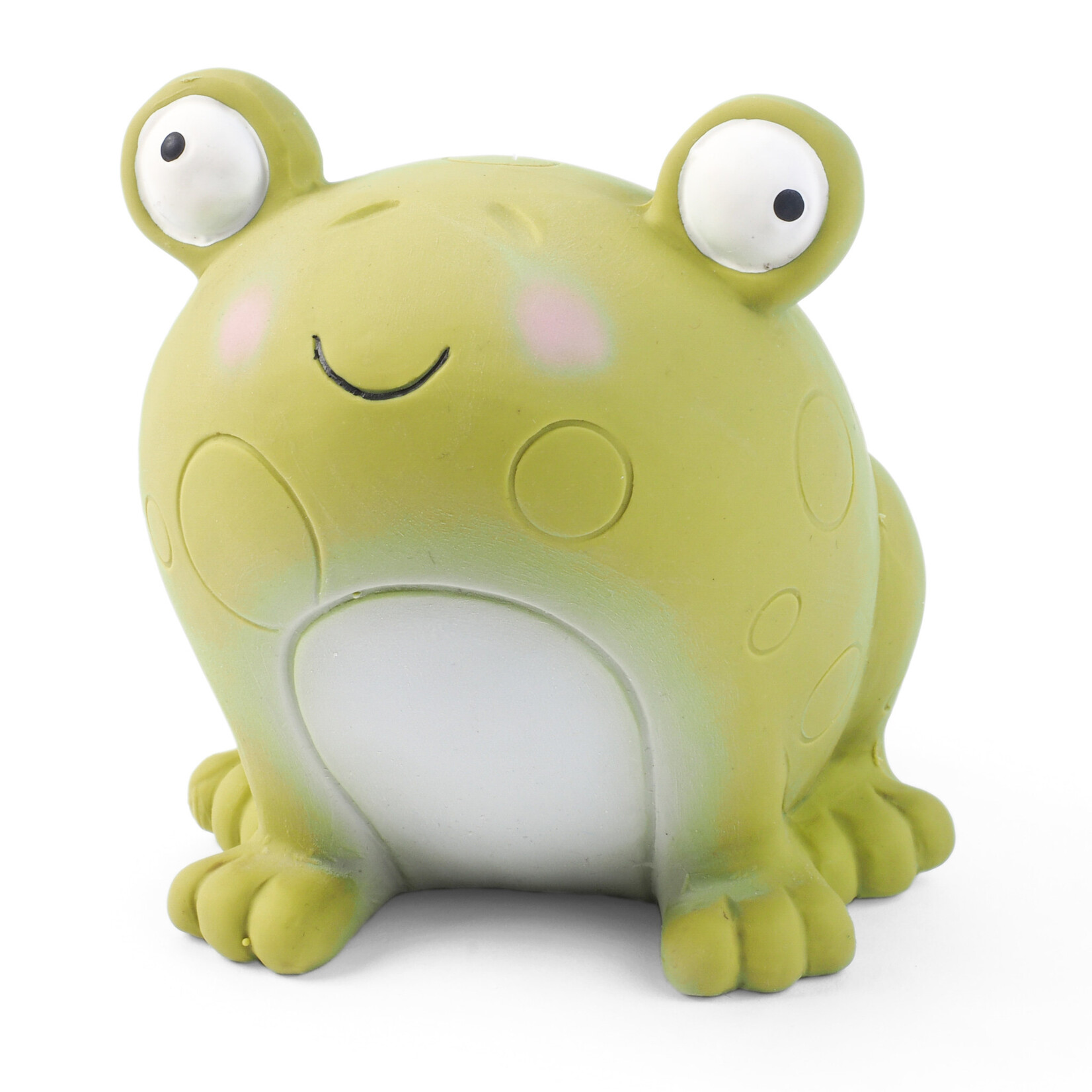 Zöon Veggie Frog Squeaky Latex Dog Toy