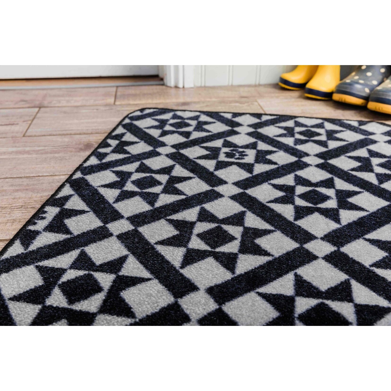 Pet Rebellion Boot Mate Pet Mat, Victorian Tile 67x100cm