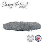 Ancol Super Plush Pet Mattress with Recycled Fibre, Slate Grey, 60 x 75cm