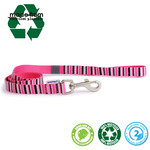 Ancol Dog Lead Made From Recycled Materials, Hot Pink Candy, 100cm x 1.9cm