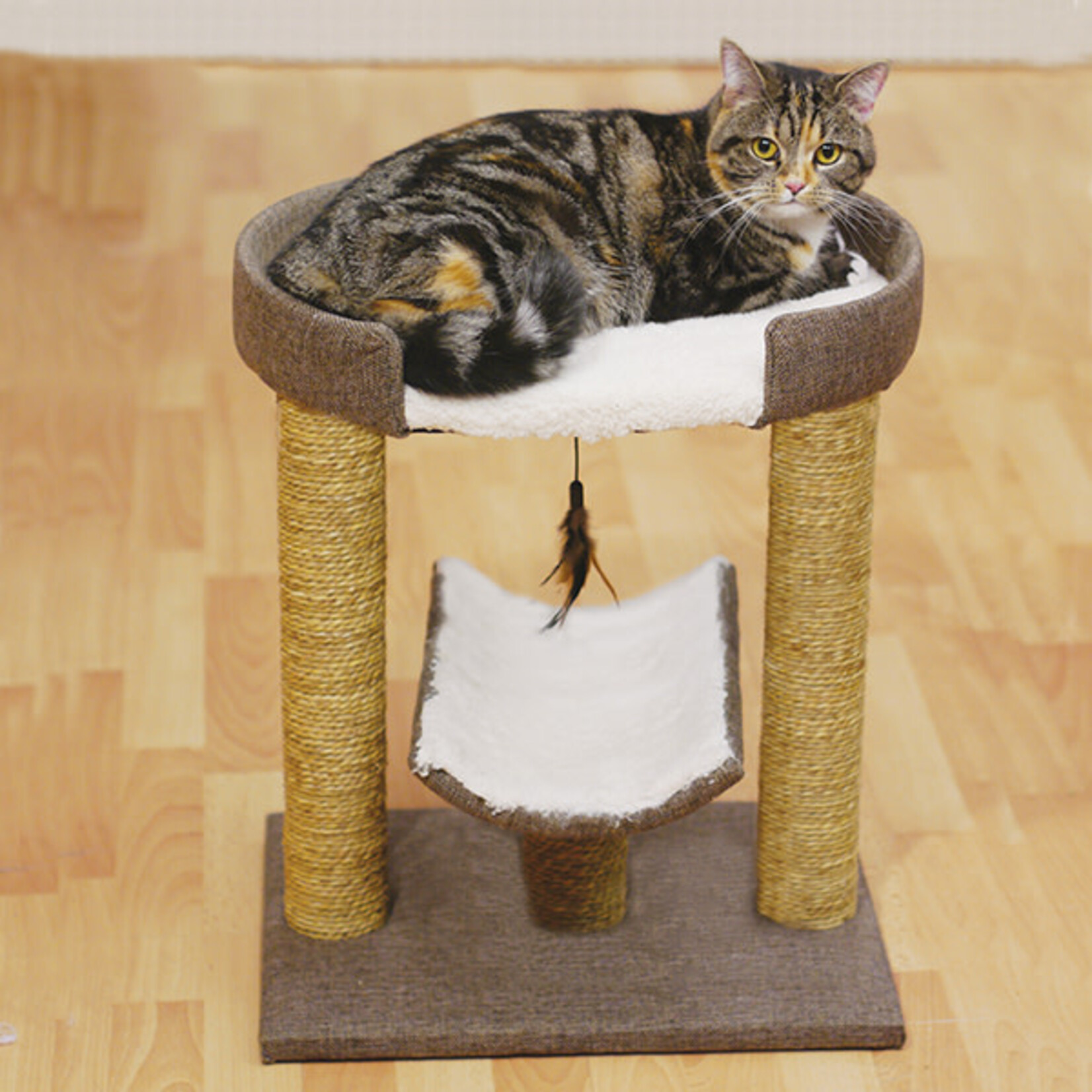 Rosewood Saffron Natural Seagrass Cat Scratching Post