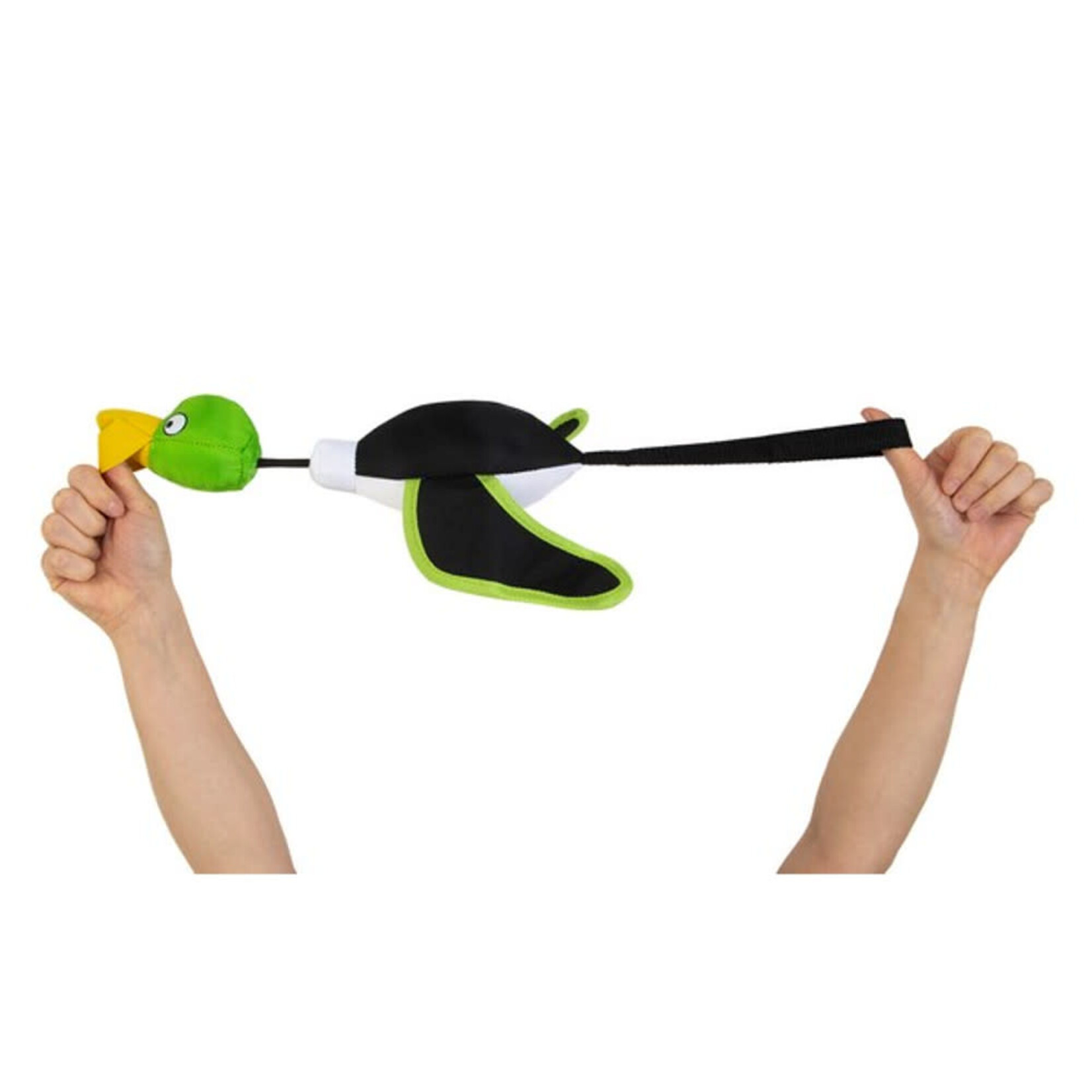 Hyper Pet Flying Duck Green Floating Dog Toy