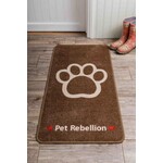 Pet Rebellion Stop Muddy Paws XL Biscuit Floor Pet Mat, 57x110cm