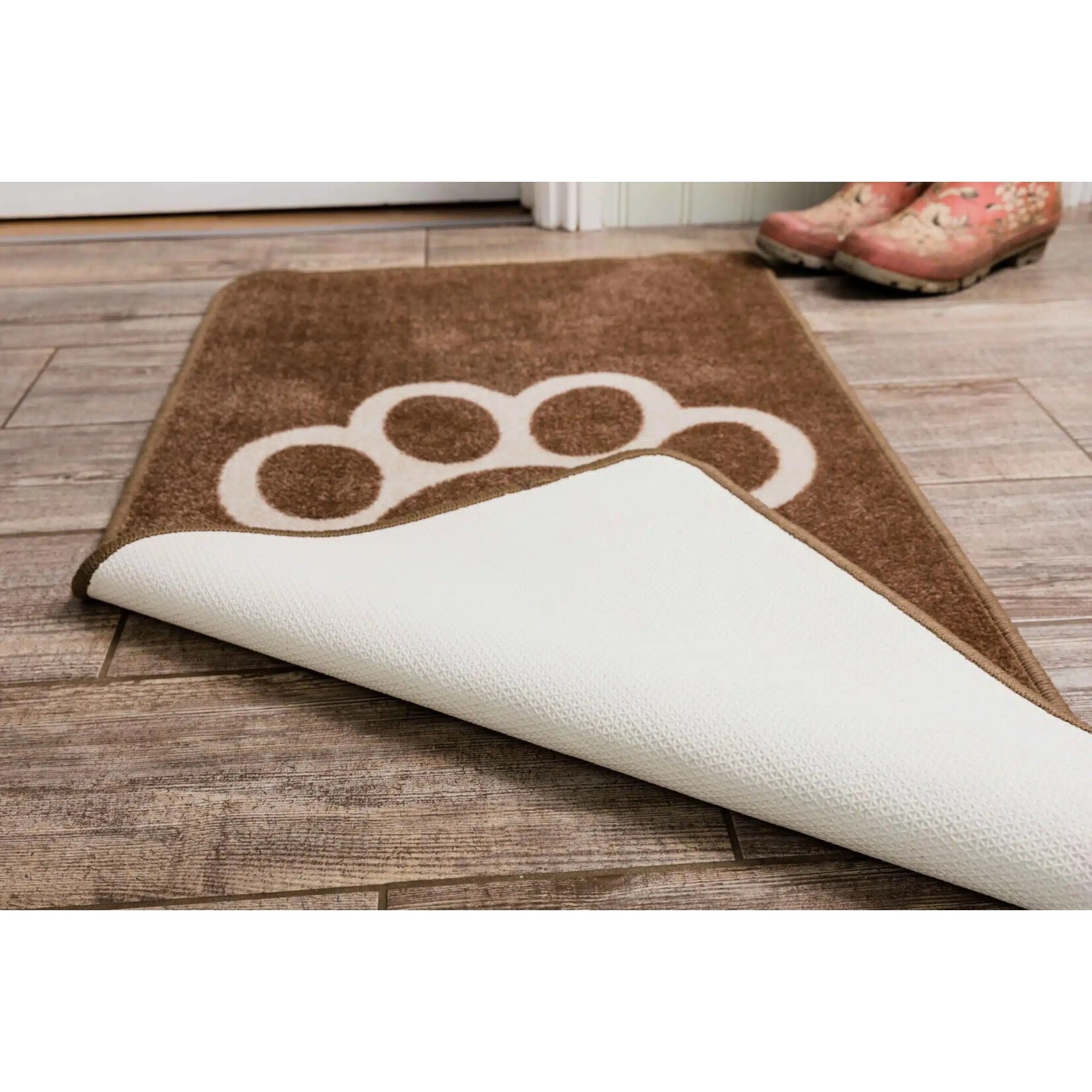 Pet Rebellion Stop Muddy Paws XL Biscuit Floor Pet Mat, 57x110cm