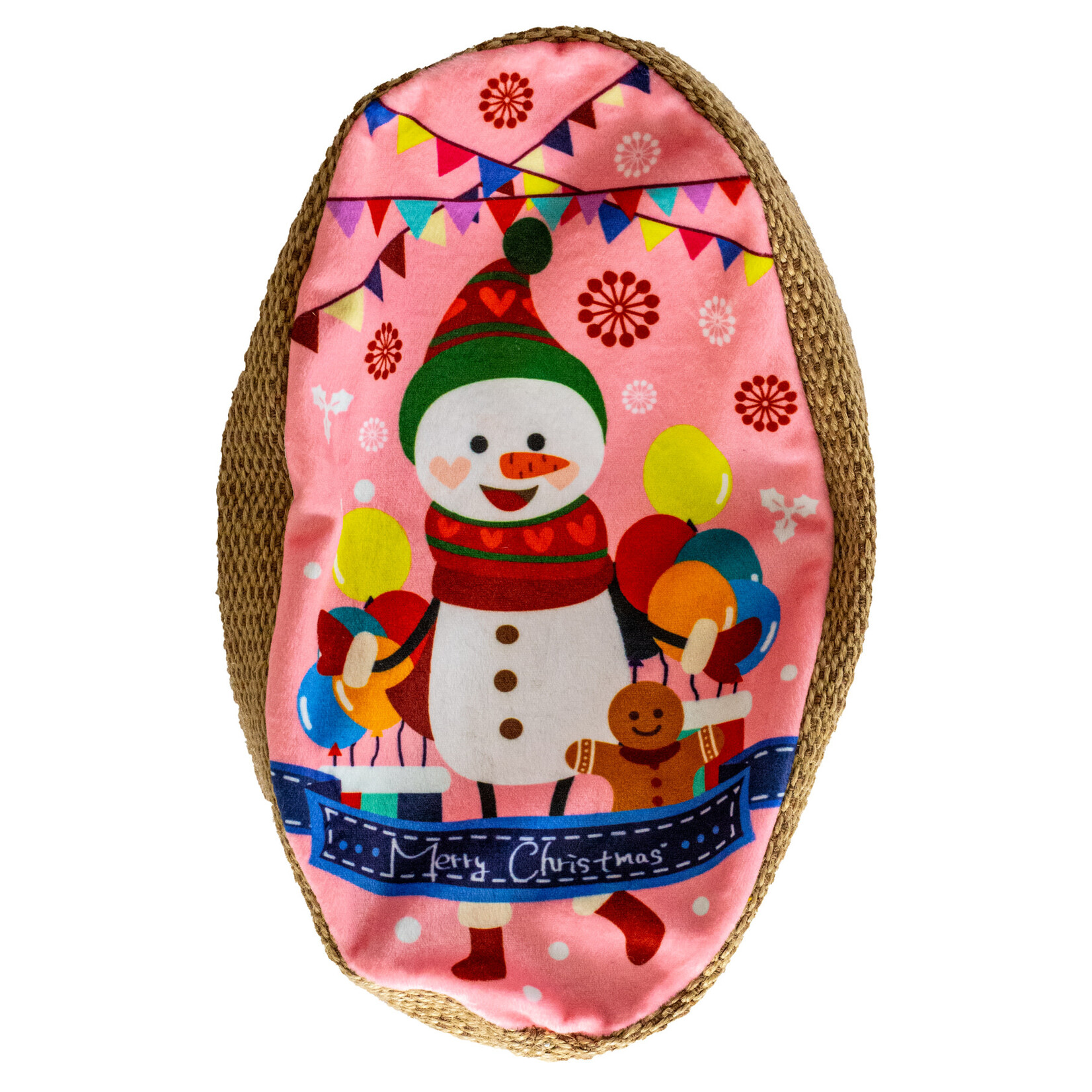James & Steel Cat Scratcher Crackle Christmas Cat Toy, 25cm