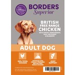 Borders Superior Adult Dog British Free Range Chicken with Ginger, Pomegranate, Kale, Artichoke & Blueberry