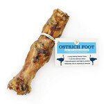 jr pet products Ostrich Foot Natural Dog Treat, 15-18cm