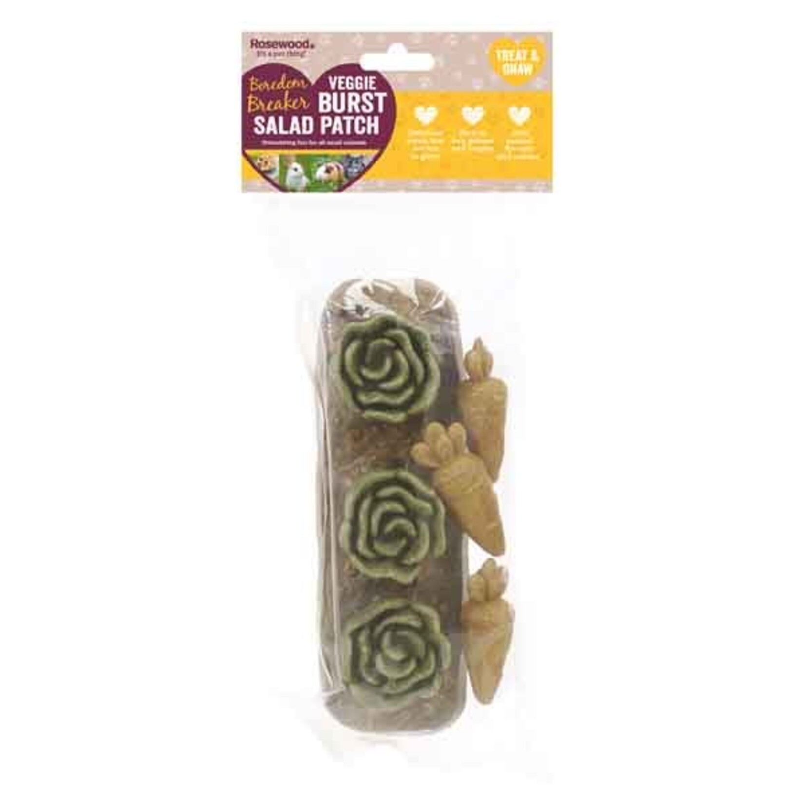 Rosewood Veggie Burst Salad Patch Small Animal Treat