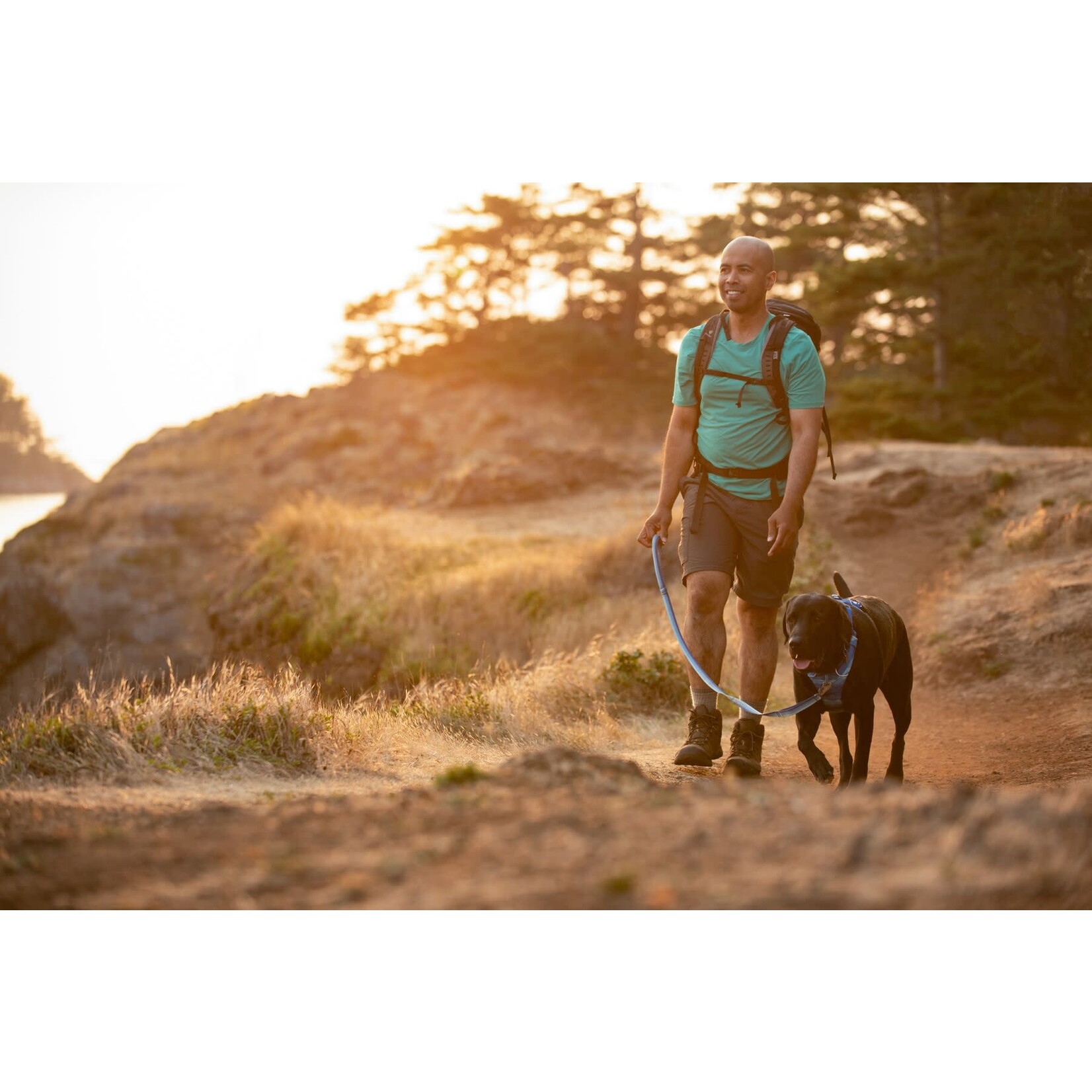 Ruffwear Front Range Leash Dog Lead, River Rock Green, 1.5m x 20mm