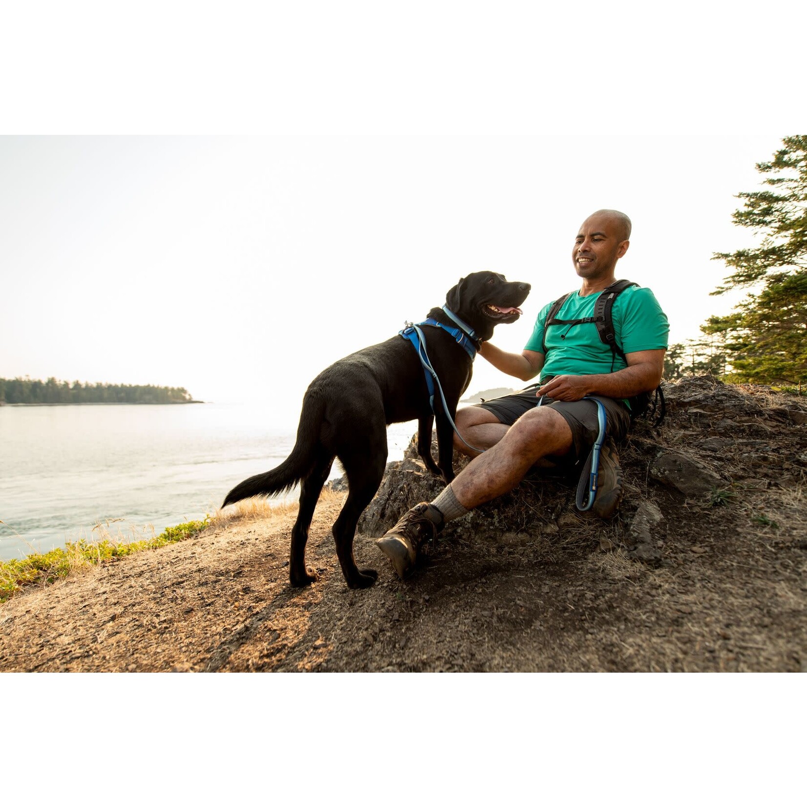 Ruffwear Front Range Leash Dog Lead, River Rock Green, 1.5m x 20mm