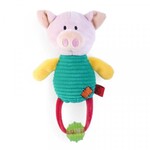 Zöon MiniPlay Piggy Squeaky Dog Toy, for Puppies & Small Dogs