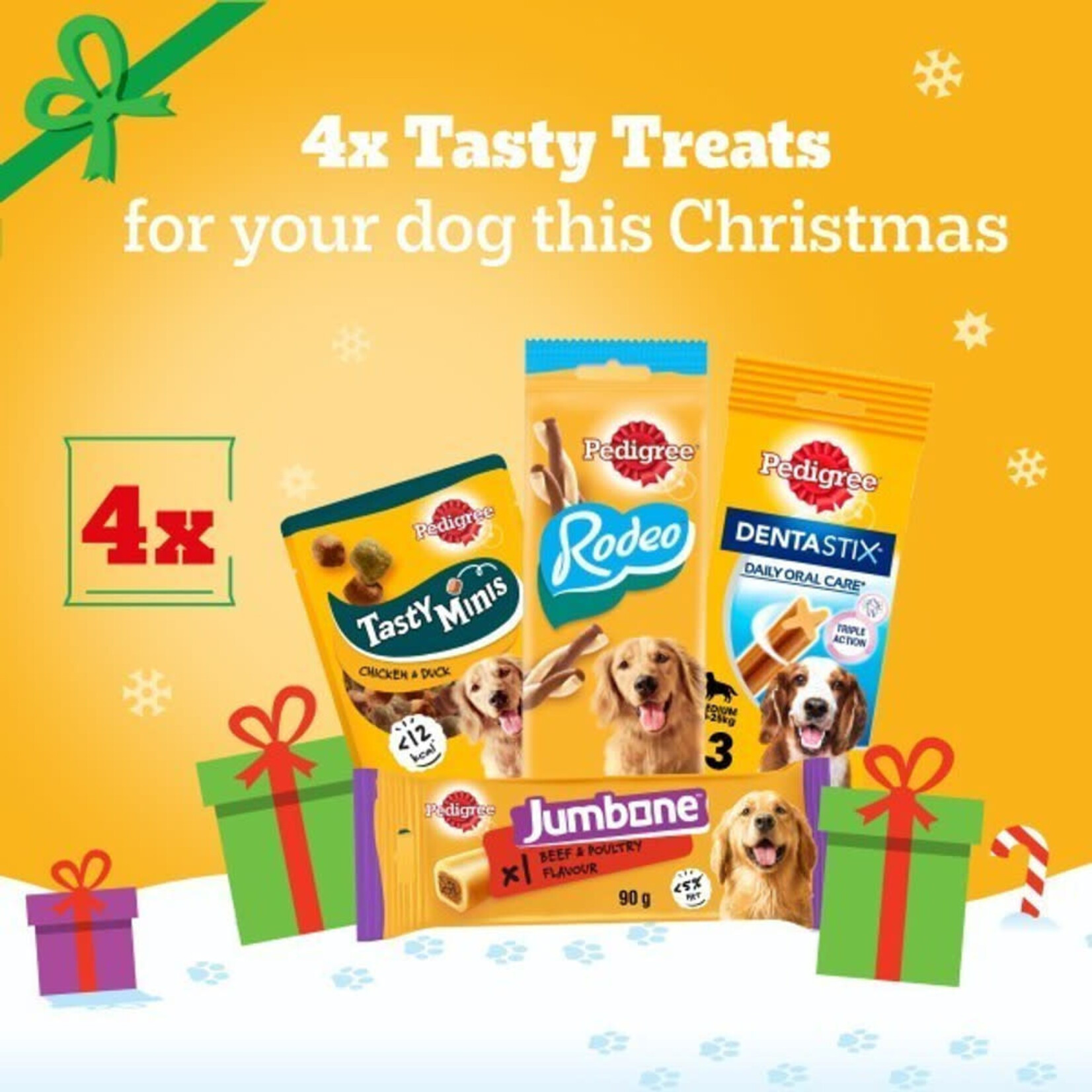 Pedigree Christmas Stocking 'Season of Good Dog' Dog Treats