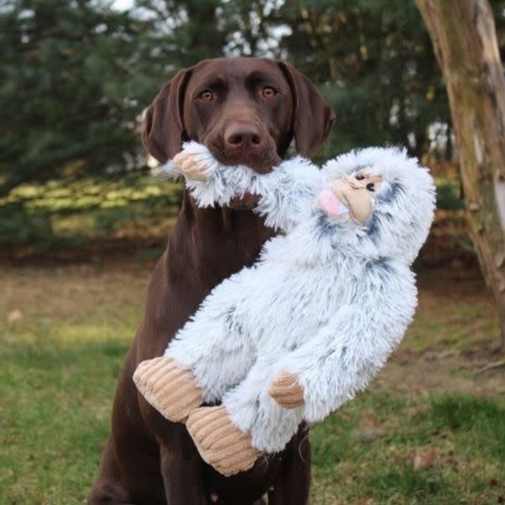 Tall Tail's Baby Soft Plush Yeti Squeaker Dog Toy, 36cm 14"