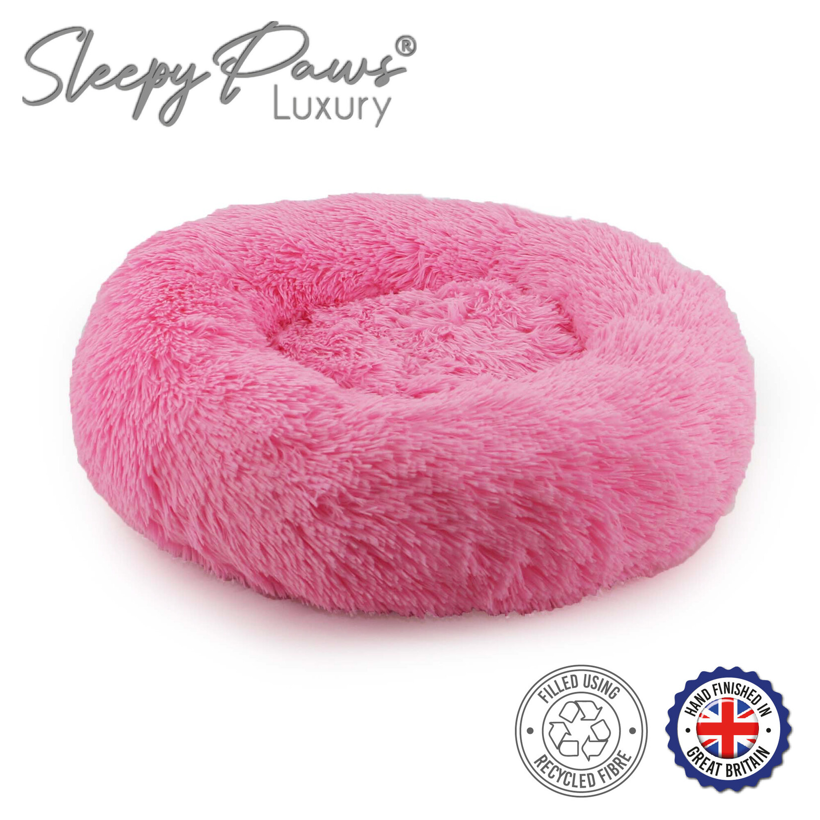 Plush donut dog bed hot sale